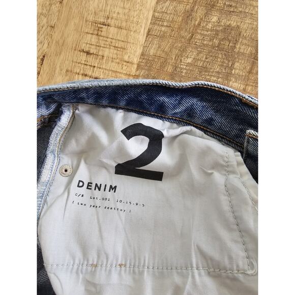 Current Elliot The Fling Jeans Women's Size 29 High Rise Straight Leg - Picture 7 of 9